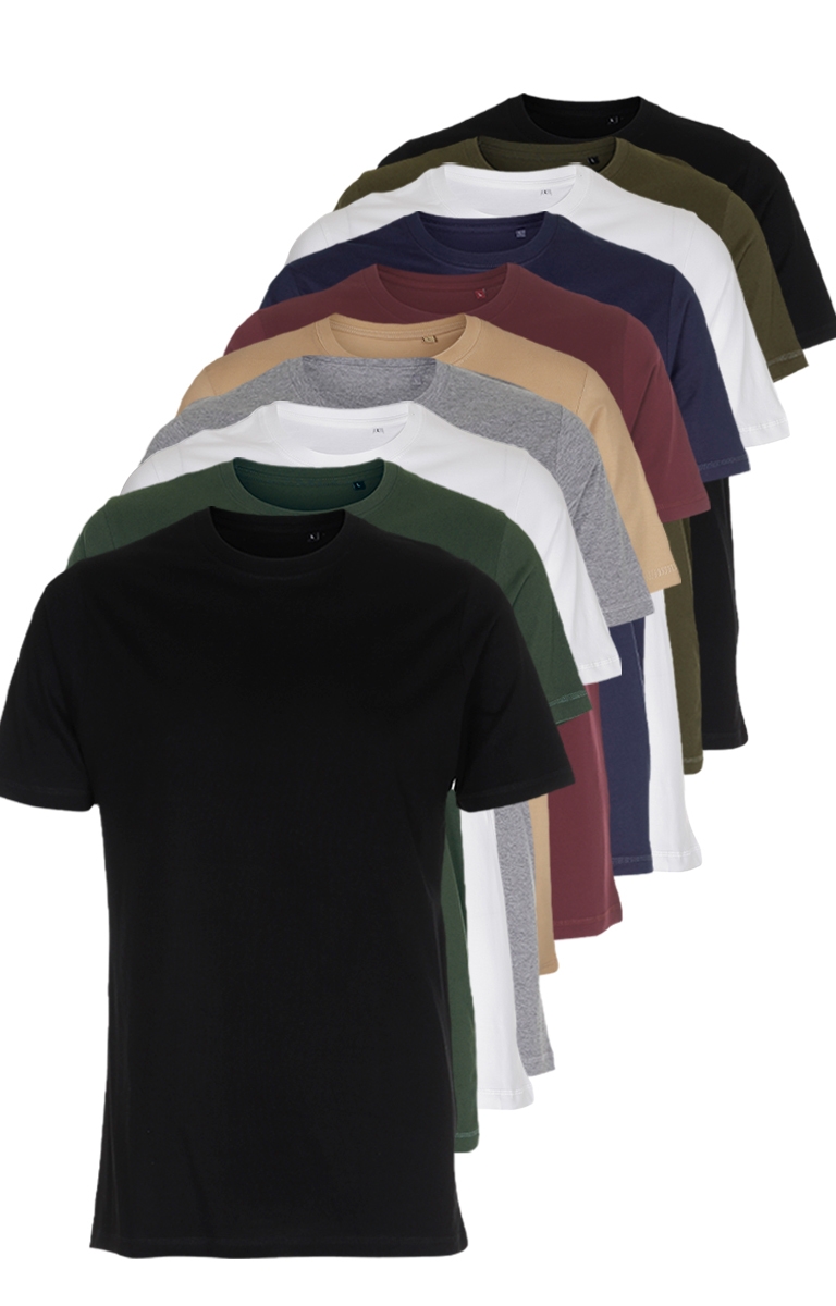 Mix & Match: 10 x Organic Basic T-shirts: 85€ (8,5€ PRO STÜCK)