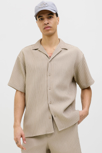 Jack & Jones Massimo Resort Hemd SS Oxford Tan