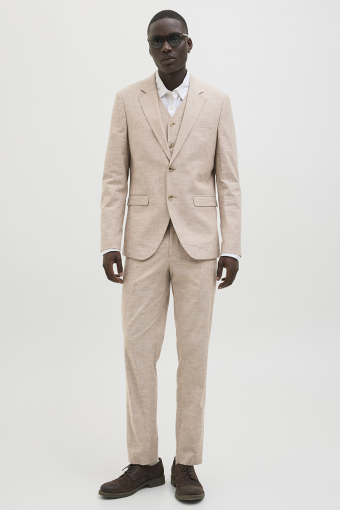 Riviera Linen Blazer Beige