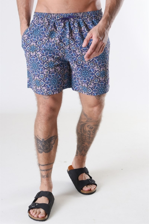 Les Deux Psycadelic Badehose Purple