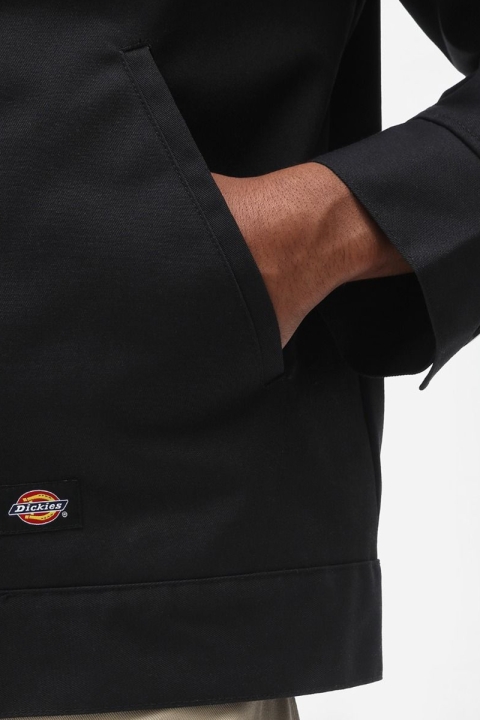 DICKIES LINED EISENHOWER JCKT REC BLACK Black