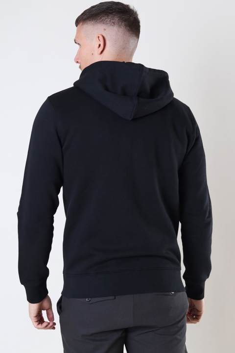 Jack & Jones STAR BASIC SWEAT ZIP HOOD Black