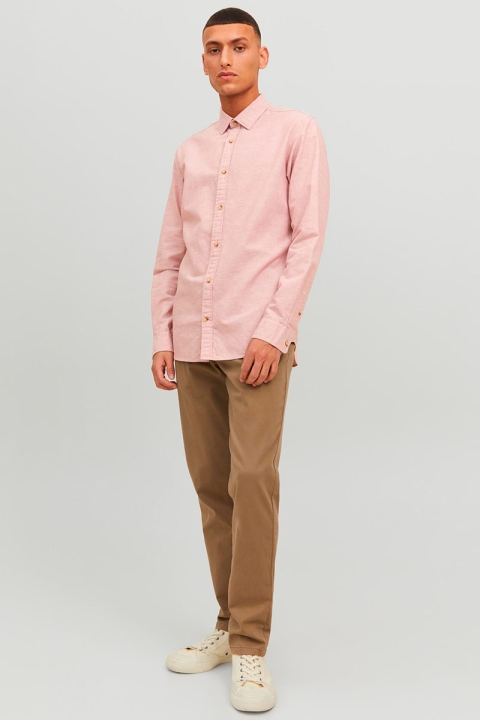 Jack & Jones Summer Linen Hemd LS Deauville Mauve