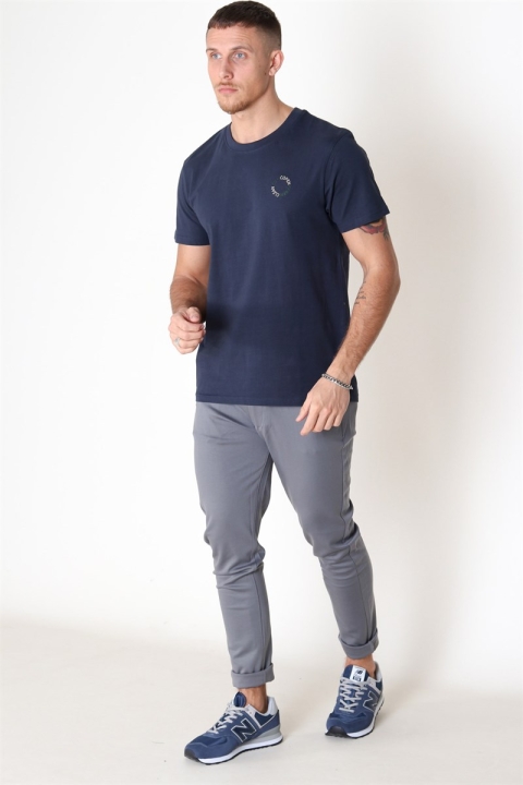 Clean Cut Antonie Logo S/S T-Hemd Navy