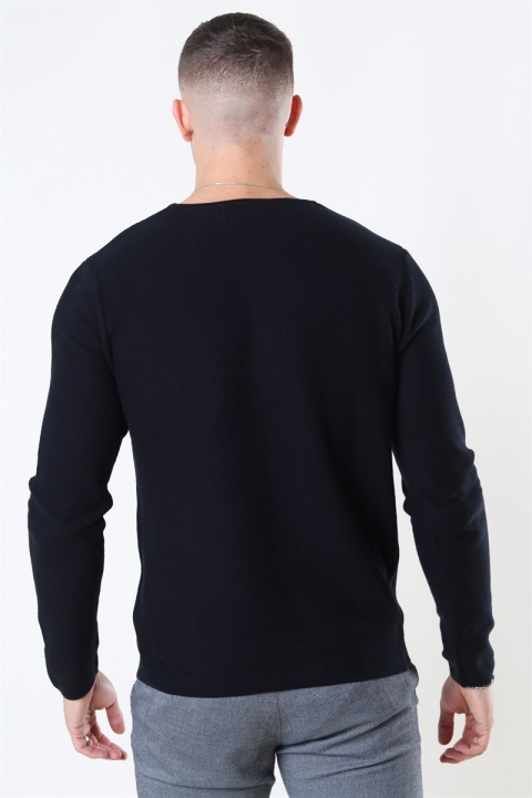 Clean Cut Copenhagen Lauritz Crew Knit Black