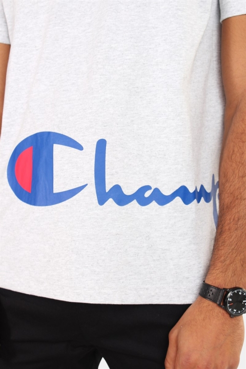 Champion Crewneck T-Hemd Light Grey