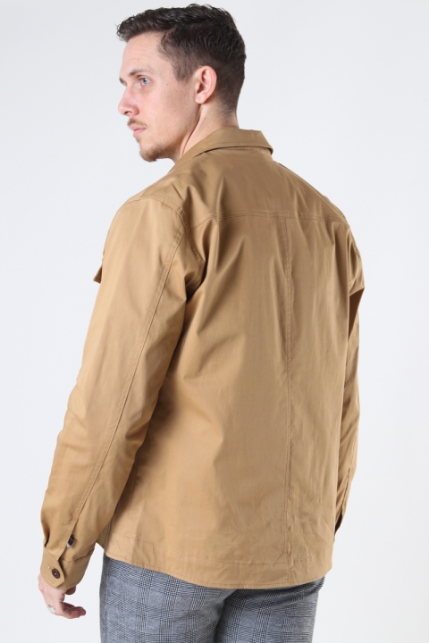 Mos Mosh Gallery Milo Cole Overshirt Warm Sand