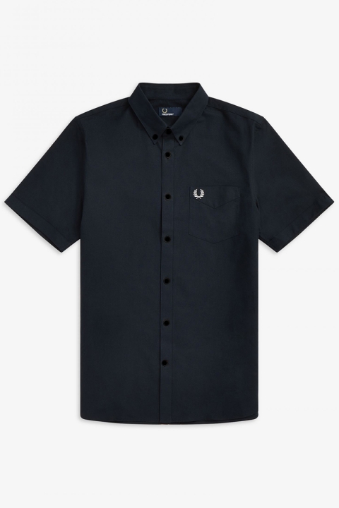 Fred Perry S/S OXFORD Hemd 608 Navy