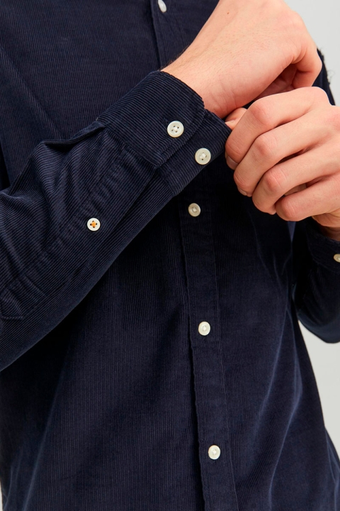 Jack & Jones Classic Cord Hemd L/S Navy Blazer