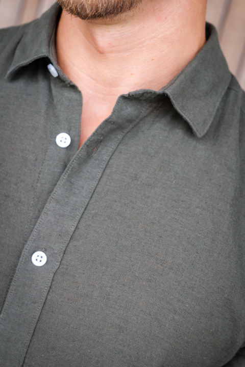 ONLY & SONS Caiden LS Linen Hemd Kambaba