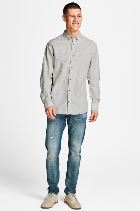 Jack & Jones Summer Linen Hemd LS Crockery