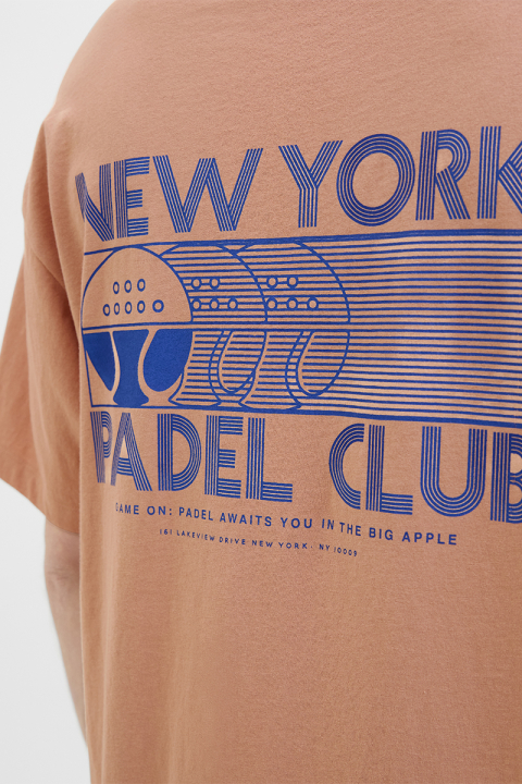 Jack & Jones Padel Club Relaxed Fit Tee  Dusty Coral