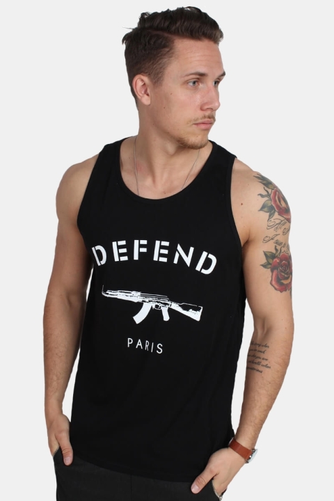 Defend Paris DebardeUhr Tank Top Black