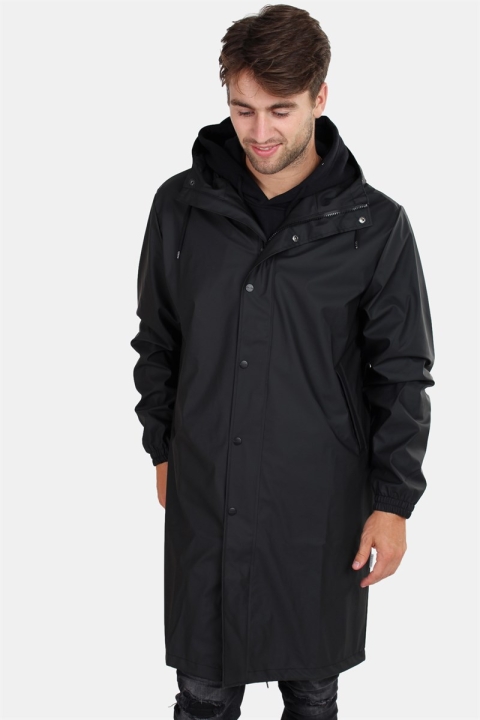 Rains Fishtail Parka RegnJacke Black