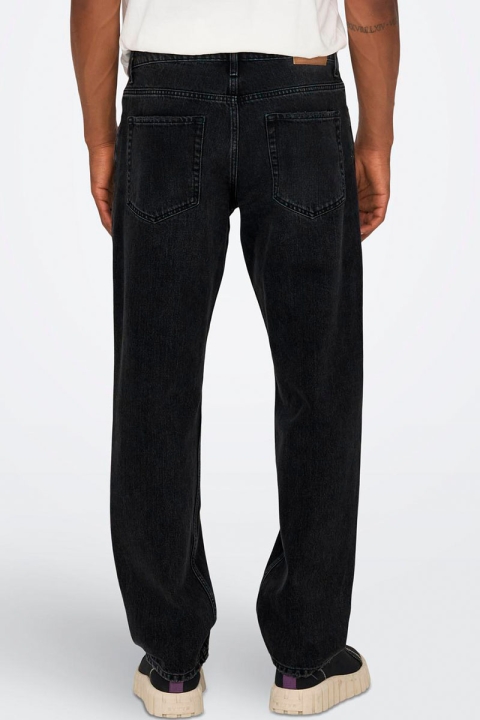 Only & Sons Edge Straight Fit 6985 Black Denim