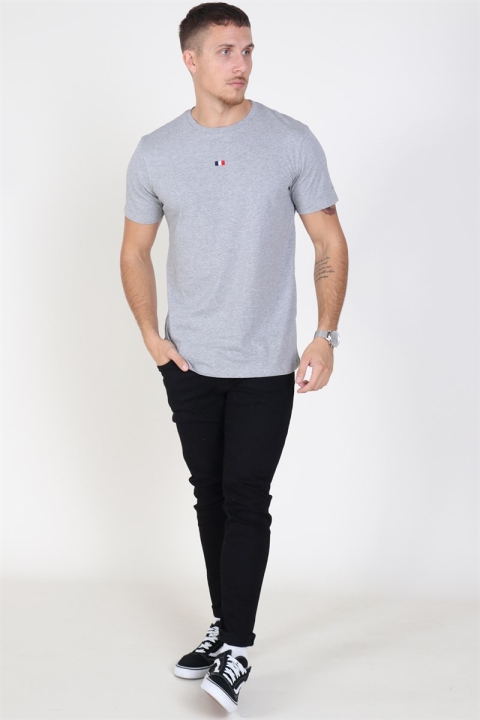 Les Deux Flag T-Hemd Grey Melange