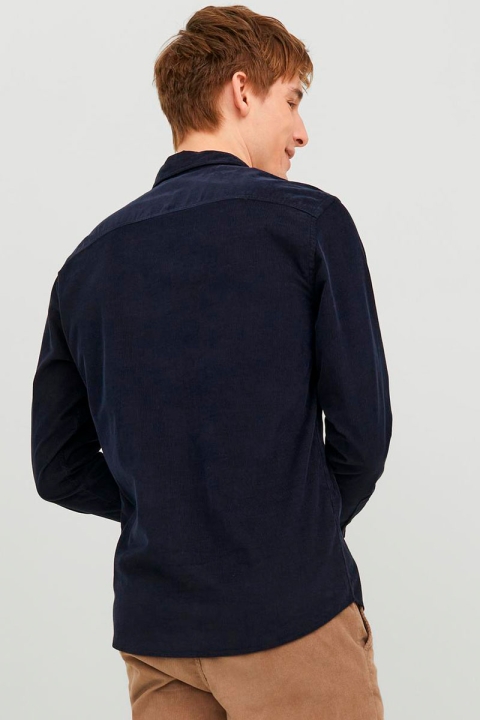 Jack & Jones Classic Cord Hemd L/S Navy Blazer