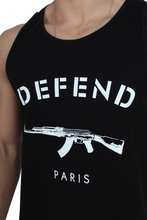 Defend Paris DebardeUhr Tank Top Black