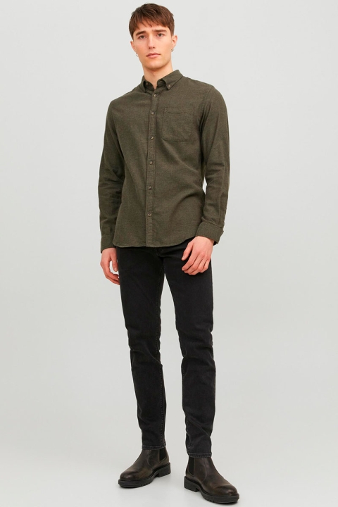 Jack & Jones Classic Melange Hemd L/S Rosin