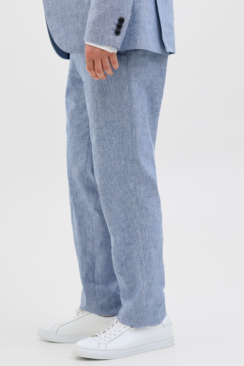 Jack & Jones Riviera Linen Trouser Nautical Blue