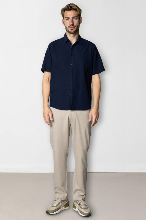 Clean Cut Copenhagen Luca Hemd SS Navy
