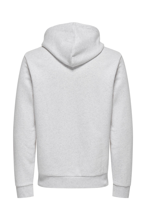 ONLY & SONS Ceres Hoodie Sweat Super Light Grey Melange