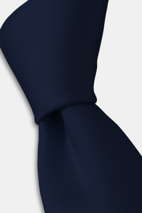 Connexion Ensfarvet Krawatte Navy