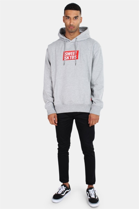 Sweet SKTBS 90's Loose Hoodie Grey Melange