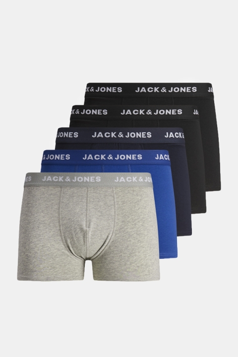 Jack & Jones JACBASIC PLAIN TRUNKS 5 PACK A-24 TRUNKS