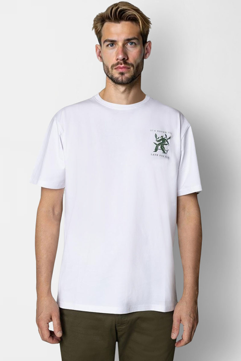 Clean Cut Copenhagen Cory organic T-Hemd SS White