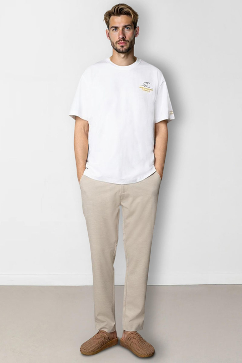Clean Cut Copenhagen Fred organic T-Hemd SS White