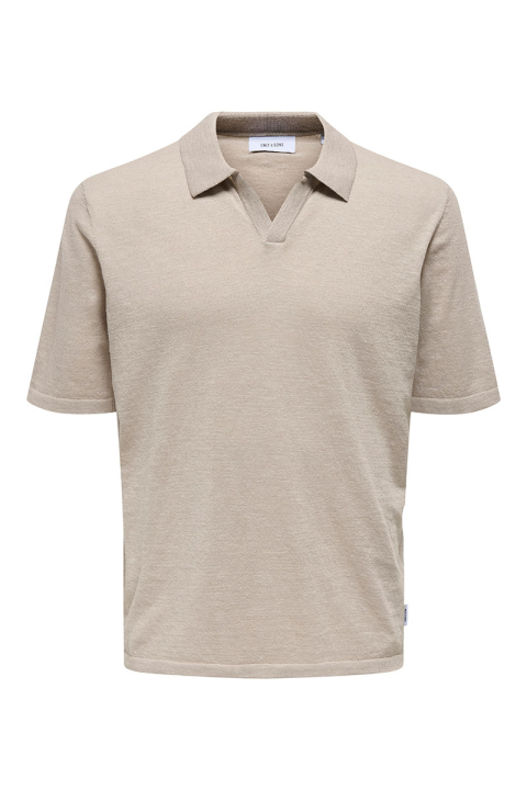 ONLY & SONS George Linen SS Polo String