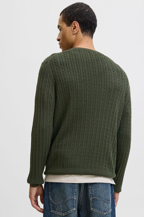 Jack & Jones Emil Knit Cable Crew Neck Duffel Bag