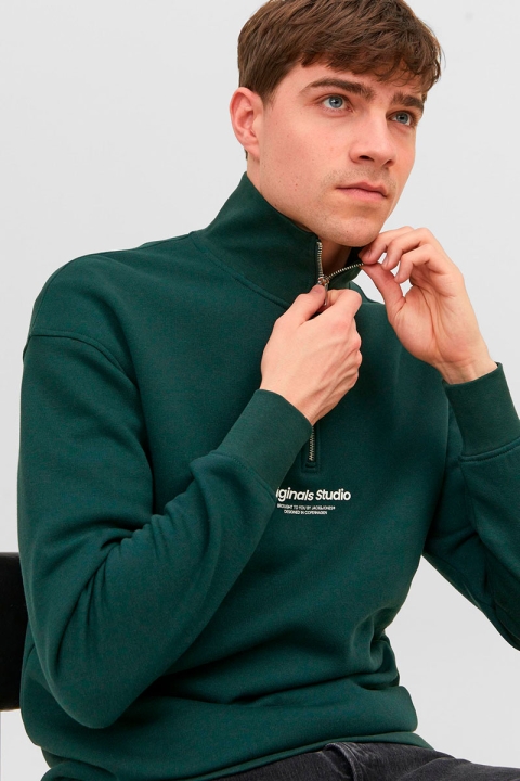 Jack & Jones Vesterbro Sweat Half Zip Magical Forest