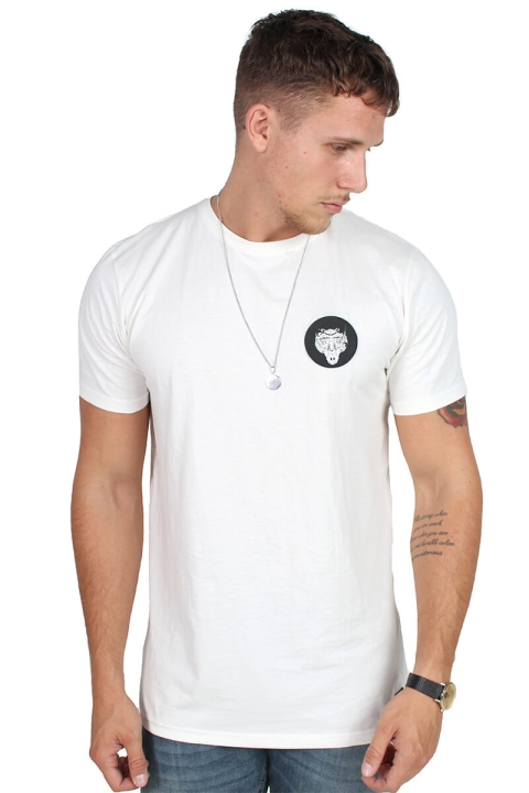 Just Junkies Ganger Wolf T-Hemd Off White