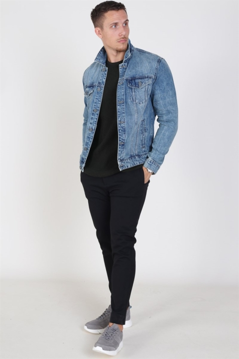 Only & Sons Coin Trucker Jacke Blue Denim