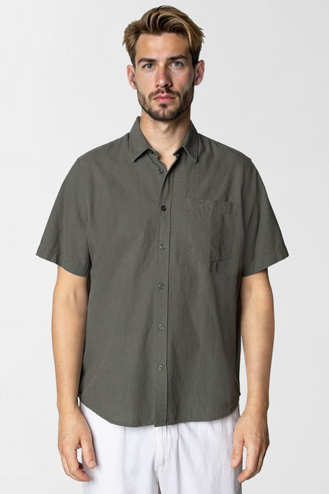 Clean Cut Copenhagen Luca Hemd SS Army