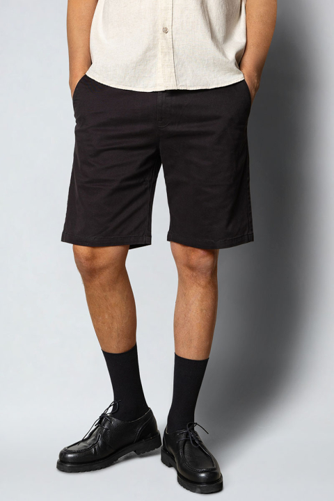 Clean Cut Copenhagen Milano twill shorts Black