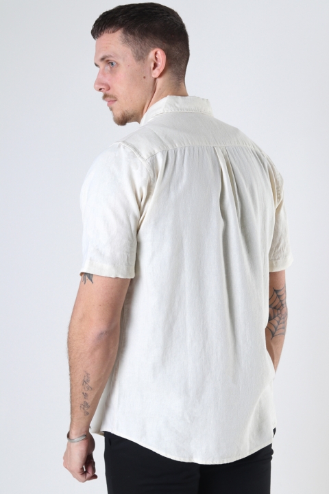 Denim project DP Linen ss Hemd 135 CLOUD CREAM