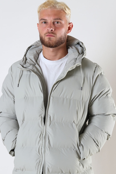 Rains Long Puffer Jacket 80 Cement