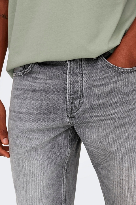 Only & Sons Edge Straight Fit 8202 Medium Grey Denim