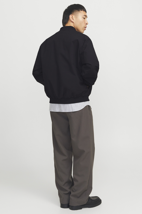 Jack & Jones Charge Oversize Bomber Jacket  Black