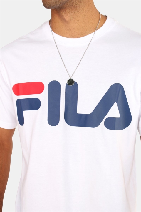 Fila Classic Logo T- Hemd Bright White