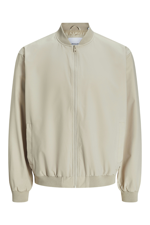 Jack & Jones Charge Oversize Bomber Jacket  Moonbeam