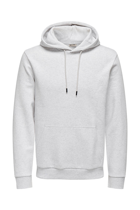 ONLY & SONS Ceres Hoodie Sweat Super Light Grey Melange