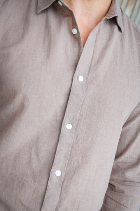 ONLY & SONS Caiden LS Linen Hemd Fossil