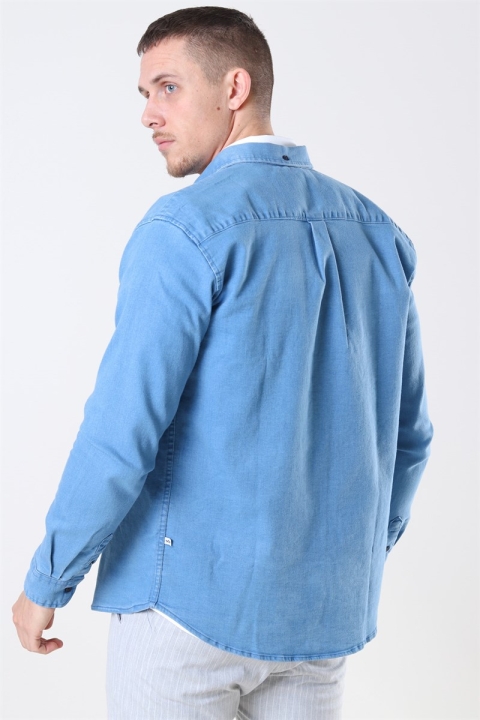 Kronstadt Johan Denim Hemd Light Blue