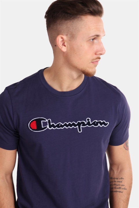 Champion Crewneck T-Hemd Dark Blue