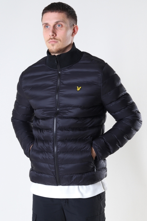 Lyle & Scott Packable Puffer Jacket Jet Black