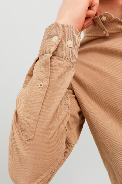 Jack & Jones Classic Cord Hemd L/S Crockery